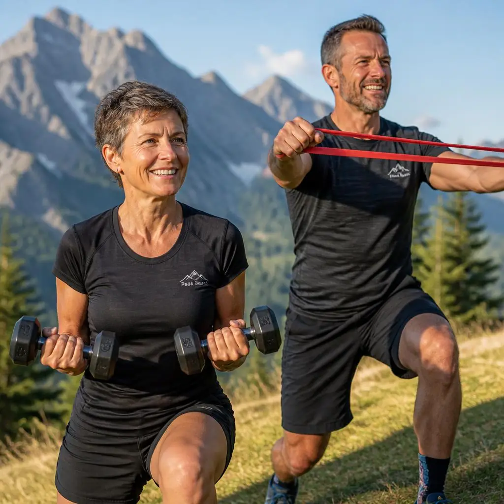 Persönliches Krafttraining mit Coaching im Freien